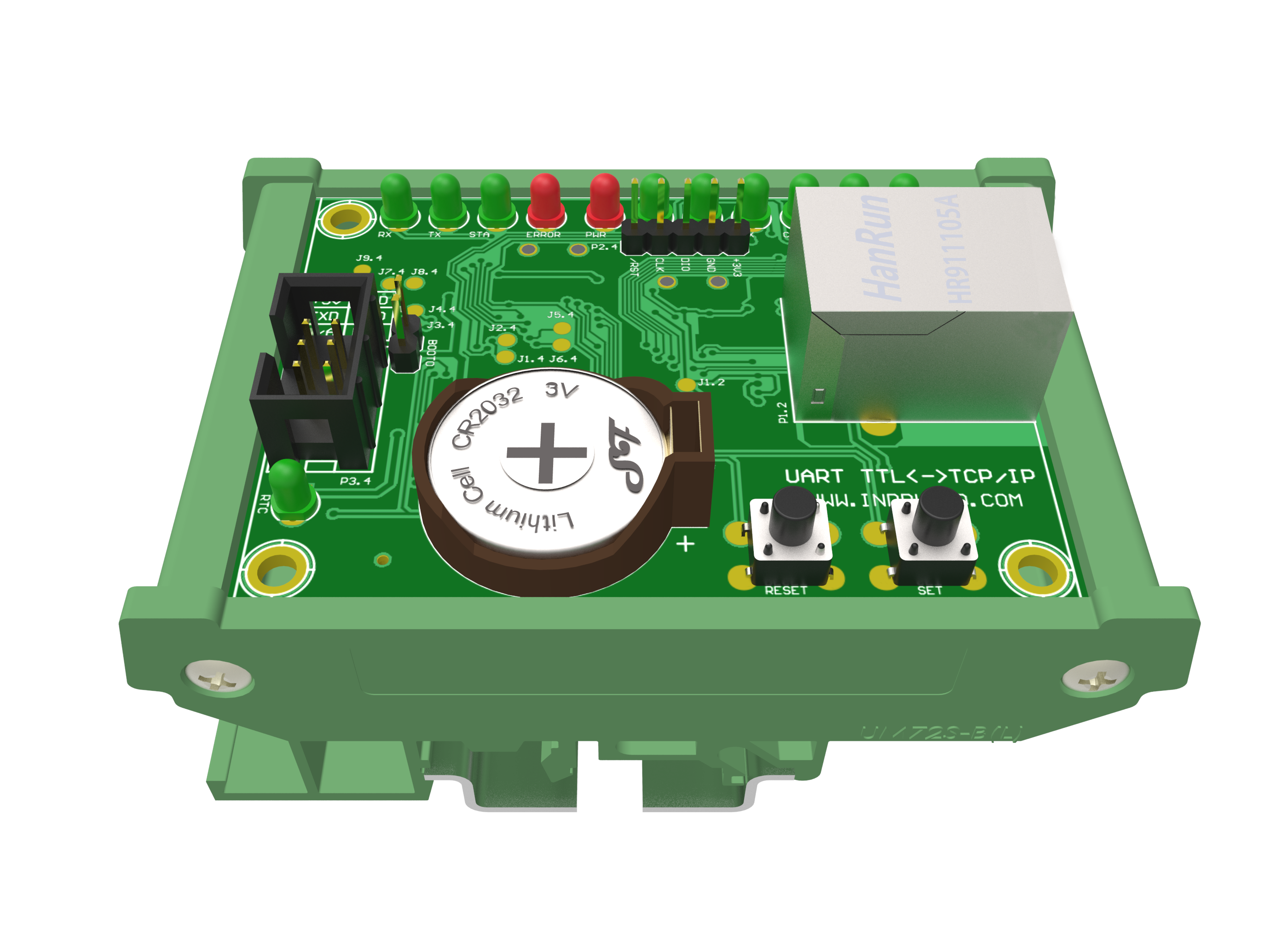 Rtc Module Uart Interface Interface Module : ENTHERNET TO UART/RTC CONVERTER