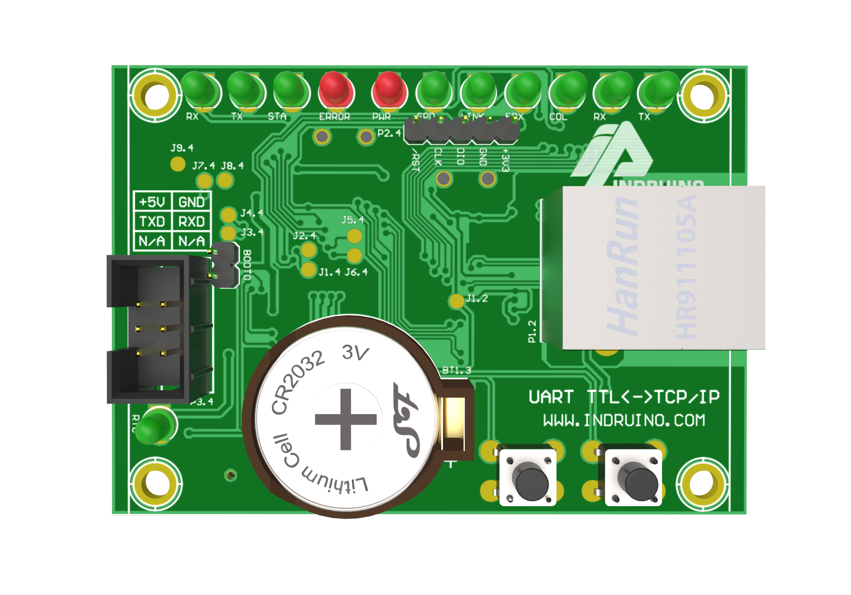 Rtc Module Uart Interface Interface Module : ENTHERNET TO UART/RTC CONVERTER
