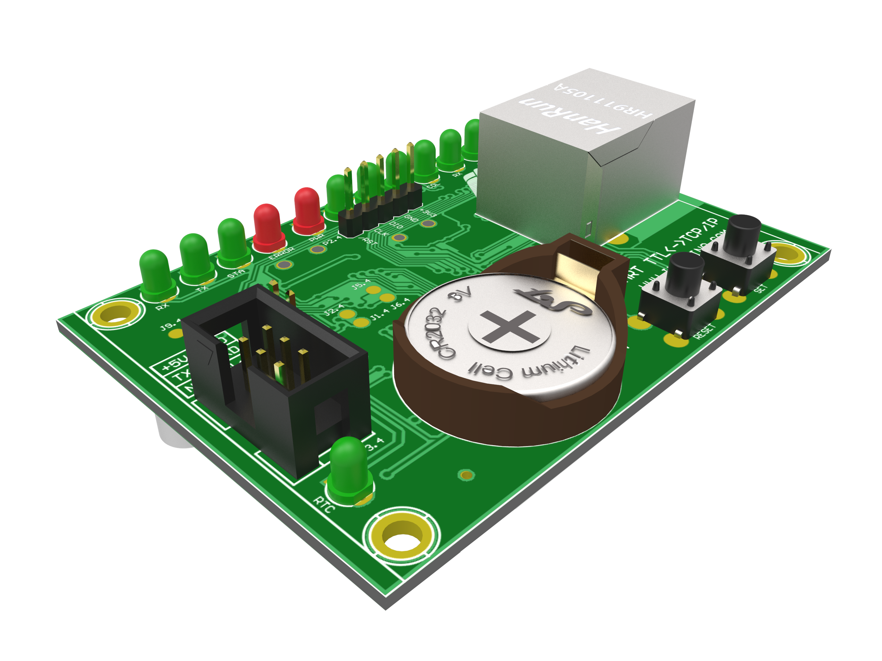 Rtc Module Uart Interface Interface Module : ENTHERNET TO UART/RTC CONVERTER